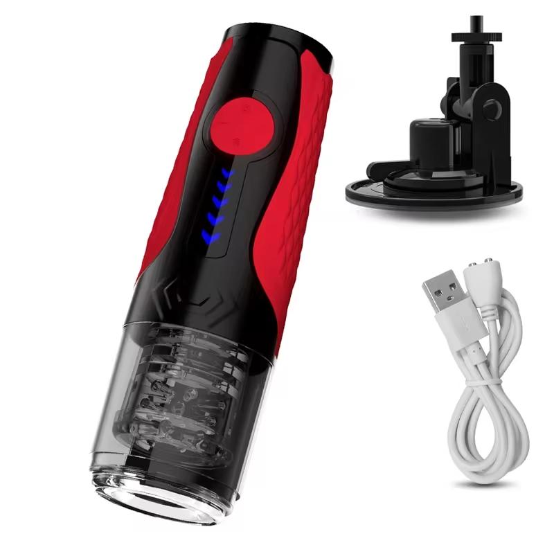Automatic Telescopic Male Masturbator 7 Thrusting Rotating Modes Pocket Pussy Blowjob Sex Machine Penis Pump Piston Mastubator