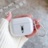 Cartoon Cat Graphic Silicon Case For Apple Airpods 1 or 2 Shockproof Cover For AirPods 3 Pro Pro2 Transparent Earphone Protector