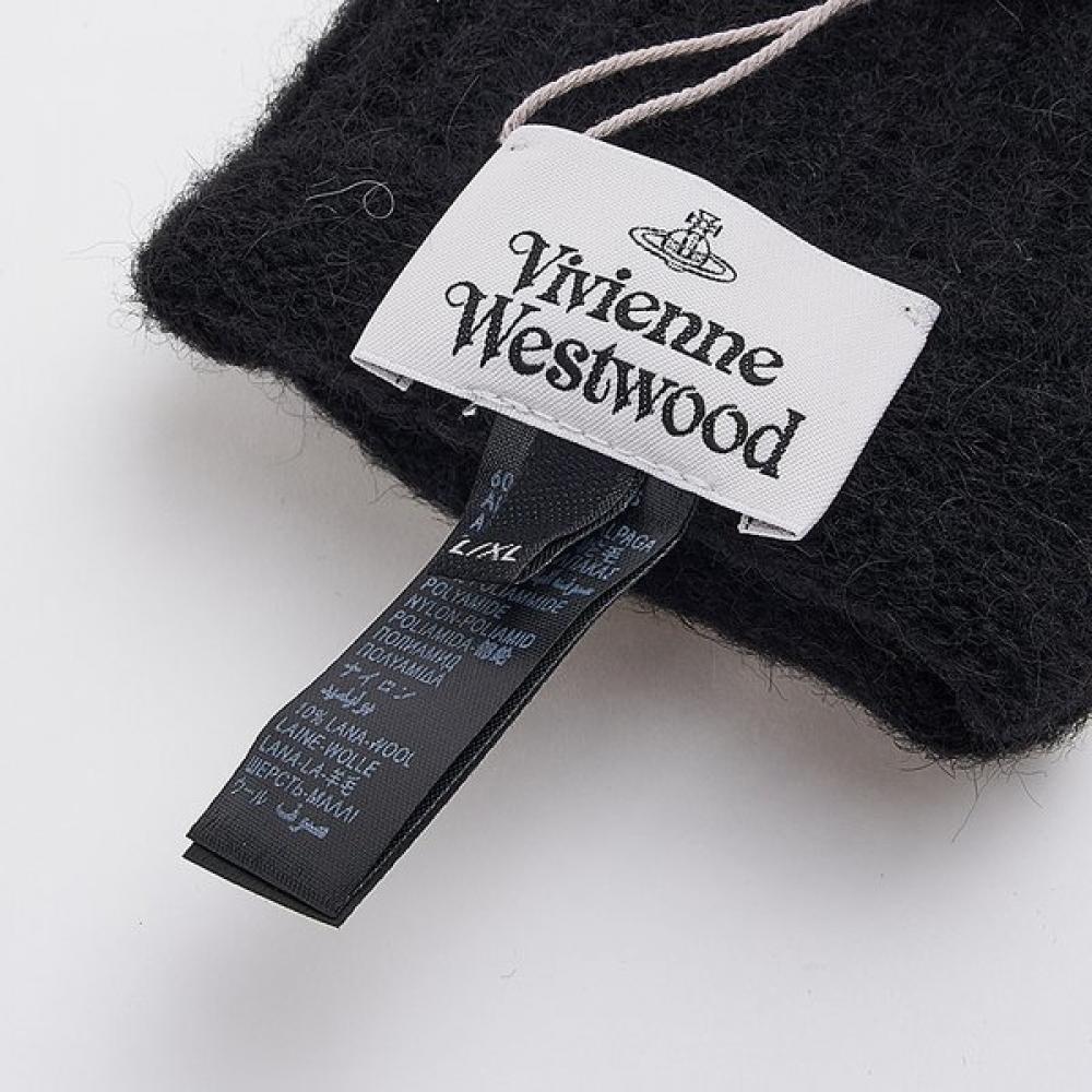 Vivienne WeStwood Feminino P Luvas Felpudas K006a N401