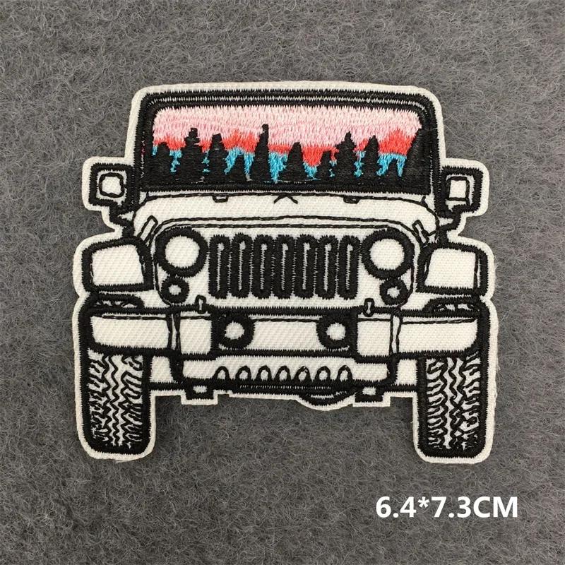 Embroidered Patches On Clothes Punk Patches For Clothing Diy Skull Stripes Stickers Cartoon Patches Appliques Badges