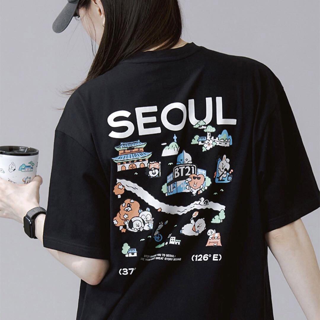 

[Б/У] Футболка BT21 SEOUL EDITION Вер.1 ЧЕРНАЯ
