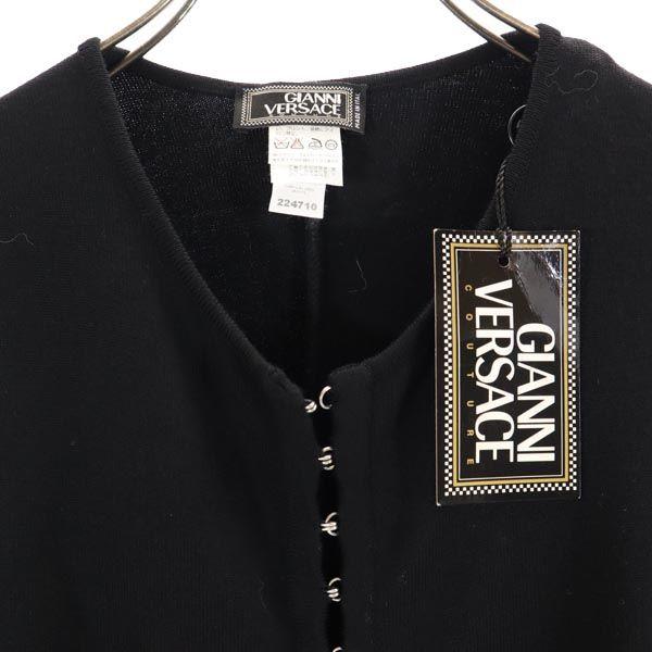 Unused Gianni Versace Made In Italy Wool Blend No Sleeve One Piece 38 Women Used