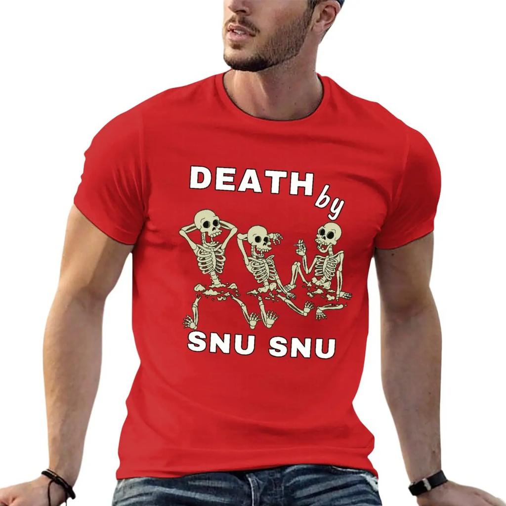 Neues Death By Snu Snu T-Shirt Anime Kleidung Grafik T-Shirts Schweres T-Shirt für Unisex