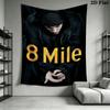 Eminem Wall Tapestry Aesthetic Wall Hanging Printed Fabric Blanket Decorative Tapestries for Bedroom Living Room Home Decor