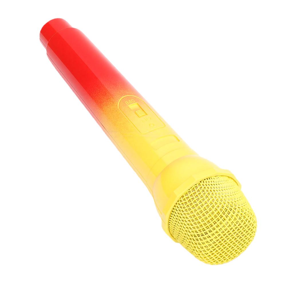 Realistic Microphone Gradient Color Lightweight Plastic Mic Prop for Speech Training Costume Prop