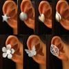 Multi Shape Non Piercing Ear Cuff Set Gold Tone Star Heart Butterfly Leaf Clip On Ear Jewelry for Women