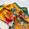 70*70cm Silk Square Scarf Women Soft Flower Print Hairband Neckerchief Foulard Hijab Ribbon Tie Bag Headband Fashion Decoration