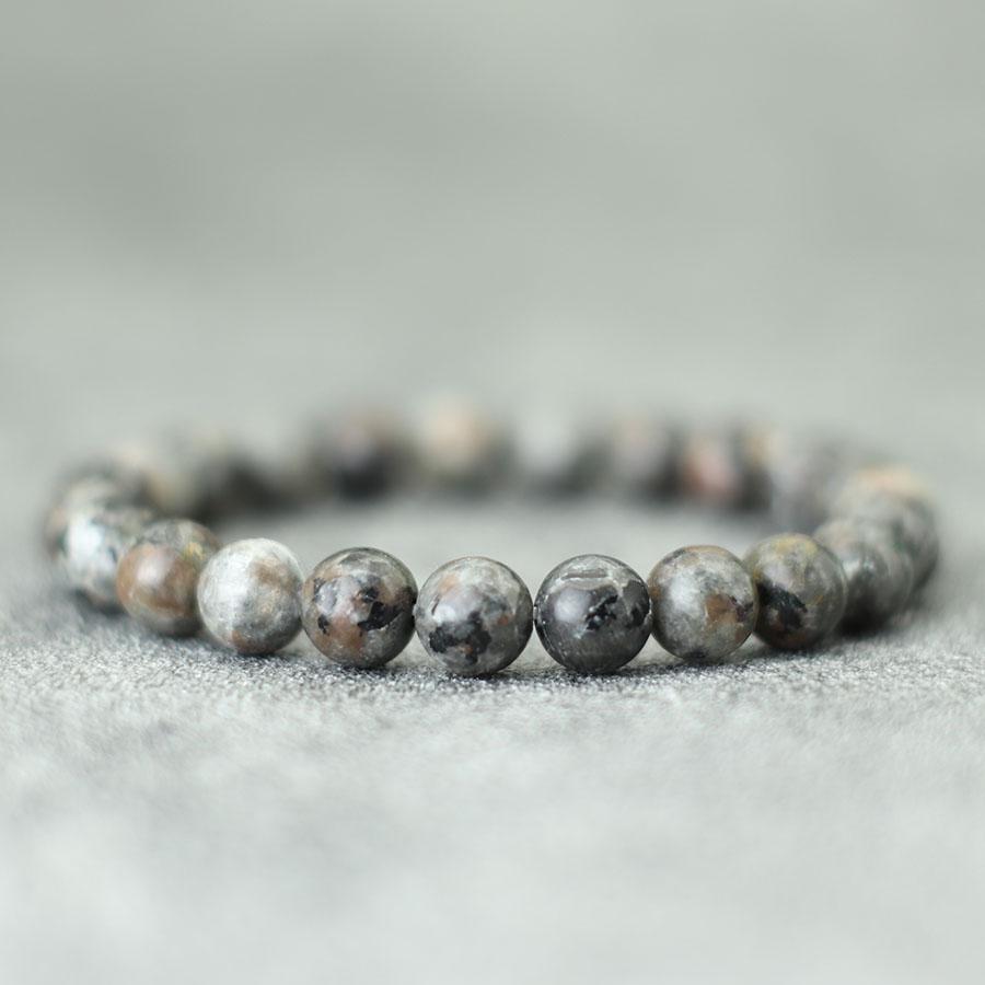 Simple 4/6/8/10/12mm Gemstone Stretch Beaded Bracelet Unisex Natural Fire Stone Jewelry Leisure Pulseira Accessories Joias Gifts