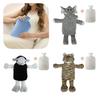 Water Hot Bottle With Plush Cover Soft Fluffy Monkey Unicorn Rubber Hand Warmer
