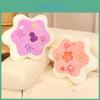 Peach Blossom Plush Pillow Cushion With Embroidery Details For Home Decor And Gift