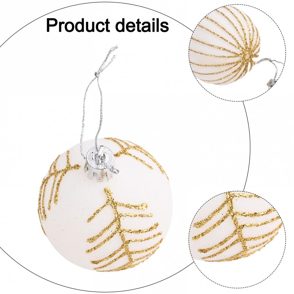 Festive Decoration 12PCS 6CM Christmas Ball Ornaments for Christmas Tree