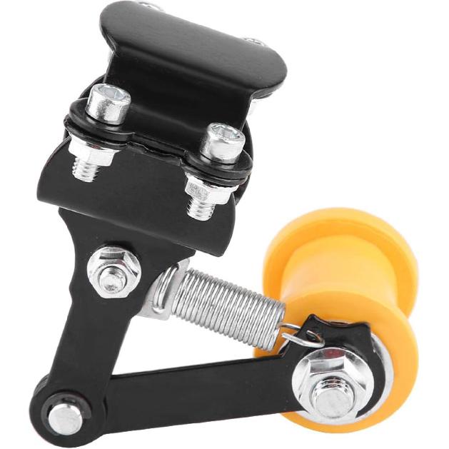 Qiilu Seitenhalter #35 Kettenspanner orange mb200 trailmaster Kettenspanner Einstellschraube Kettenspanner Bolt-On Rolle Motorrad Modifizierte Zubehörteile