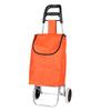 Portable Folding Shopping Cart with Stair-Climbing Wheels and Pull Handle