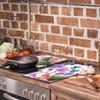 Tagliere in Vetro 2X 30X52 Fenicotteri