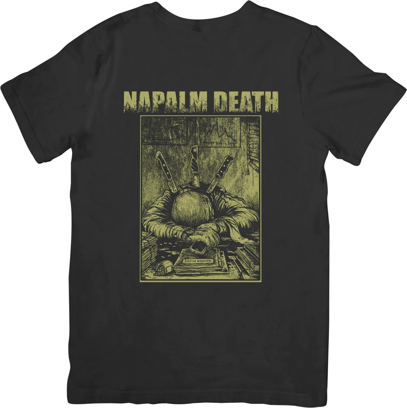 

Napalm Death Music Unisex Fit for Men & Women Quality Cotton T-Shirt Black S