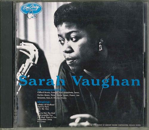 

CD SARAH VAUGHAN - Sarah Vaughan PHCE10005 EMARCY Japan Jazz Used