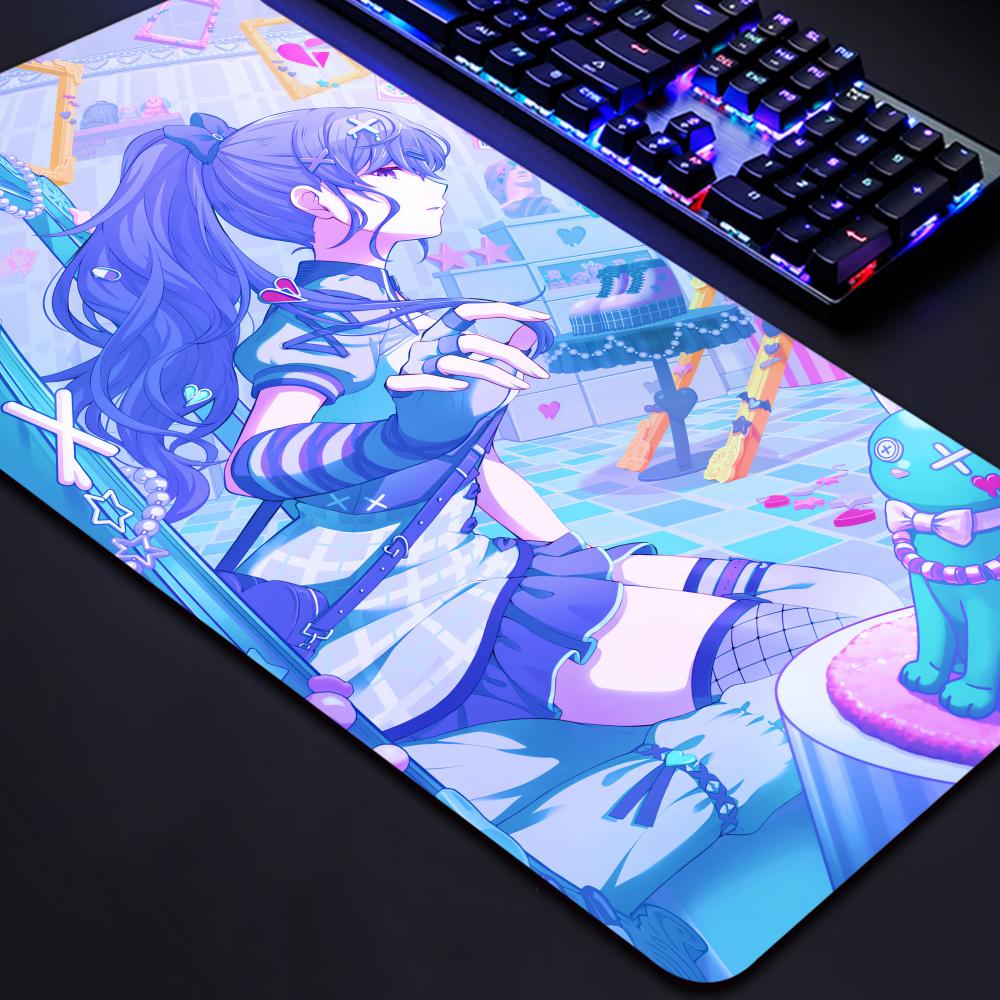 PJSK Project Sekai Colorful Stage Nightcord At XXL Large Mouse Pad Computer Laptop Nonslip Keyboard Desk Mat Mousepad