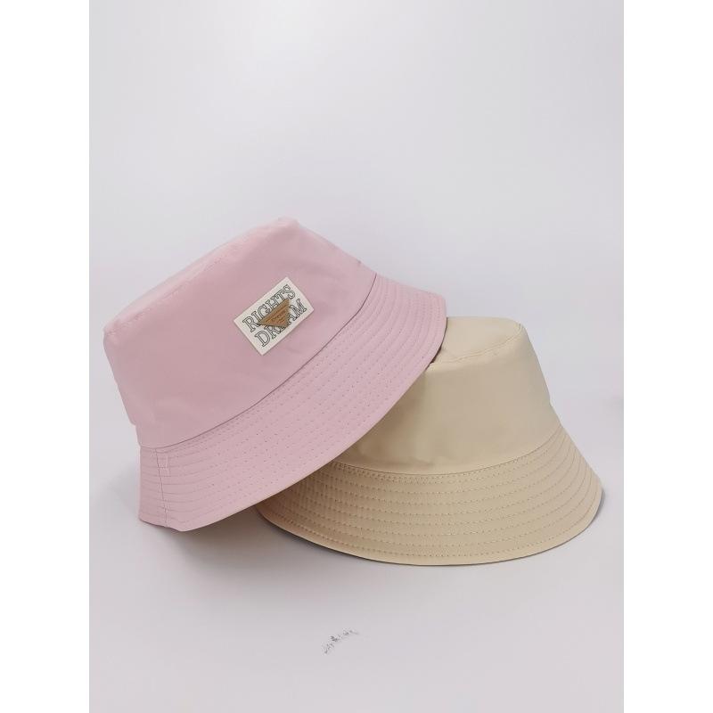 Summer New Triangular Letter Fisherman Hat Children Trendy Brand Thin Temperament Sunshade Sunscreen Bucket Basin Hat