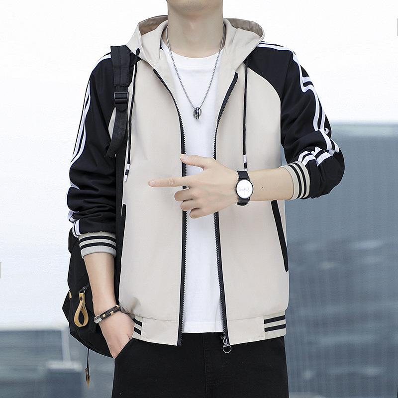 Trendy Baseball Jersey Outdoor Hooded Jacket Men's and Women's Autumn Tops Couple's Clothing Casual Sports Trendy Jacket