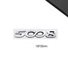 3D-Styling Für RCZ 407 408 508 2008 3008 4008 5008 107 WMBD6 Metall-Emblem Auto-Buchstaben Heckklappen-Aufkleber Abzeichen Auto-Zubehör
