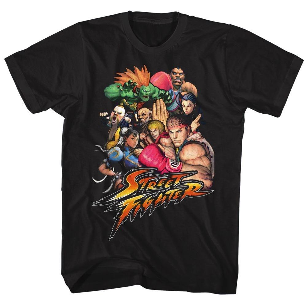 Street Fighter Stftr Black Gaming Shirt Unisex T-Shirt XXL