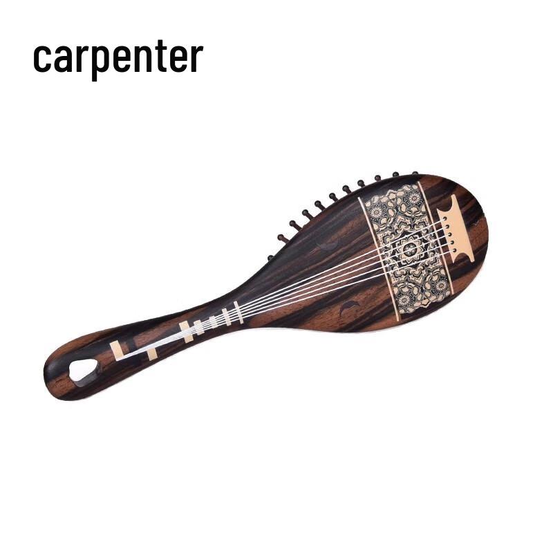 Tan Mujiang Pipa Xing Black Ebony Air Cushion Comb Gift Set