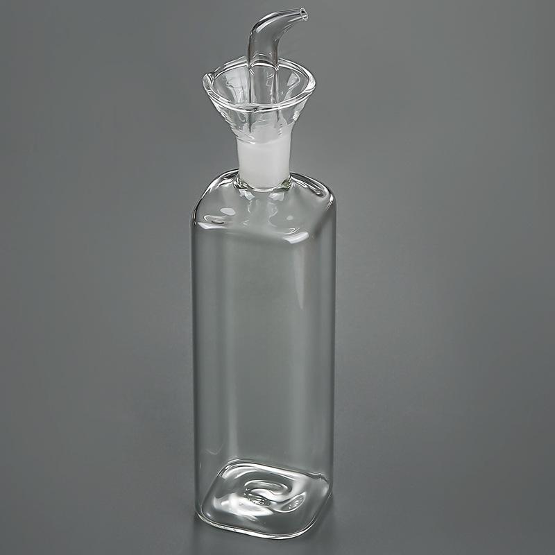 High Borosilicate Glass Oil Pot Household Leak-proof Oil & Vinegar Pots Kitchen Soy Sauce Pot Tank Seasoning Bottle