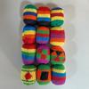 Handmade Sack, Set, Soft Juggling Balls Knitted Footbag Filled Throwing Beanbag Toys