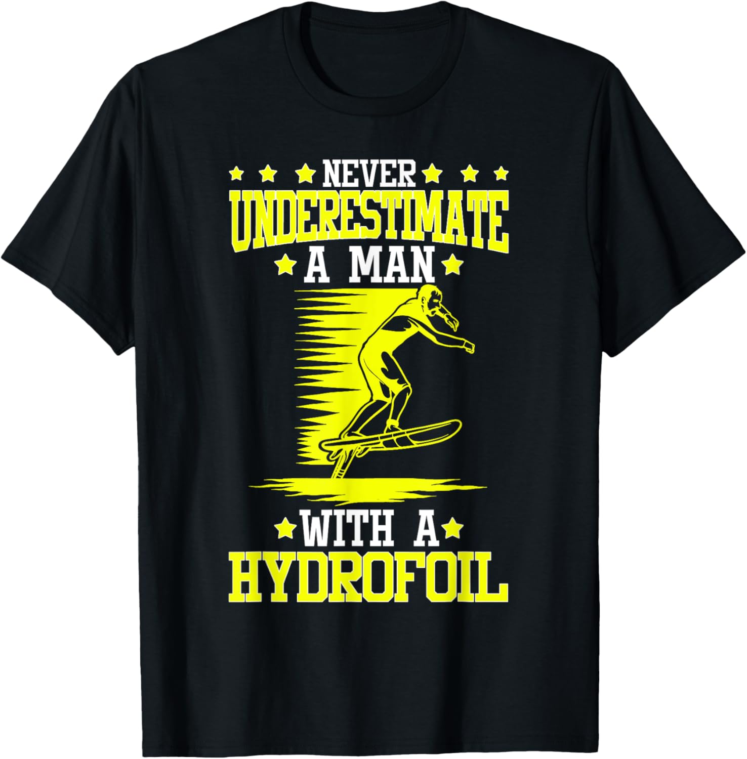 

Hydrofoiling Efoil Surfer Hydrofoil Surfing Board Efoiler T-Shirt 5XL різнокольоровий