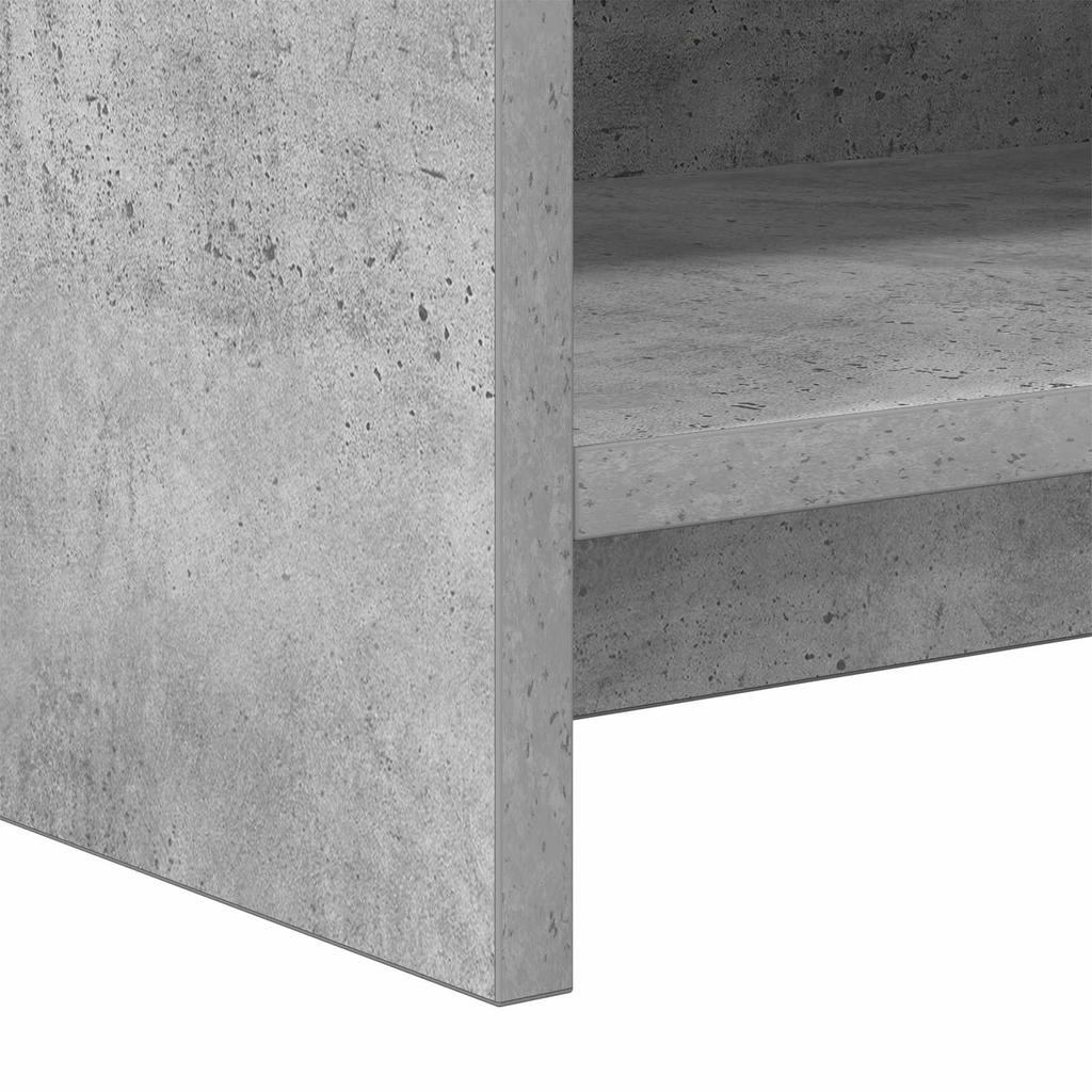 TV Cabinet 100 x 33 x 47 cm Concrete Grey Particleboard