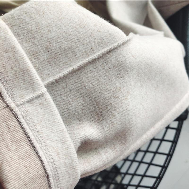 Harem Hosen Herbst und Winter Frauen Dicke Hose Hohe Taille Knöchel-länge Hosen Weibliche Lose Beiläufige Gerade Anzug Hosen