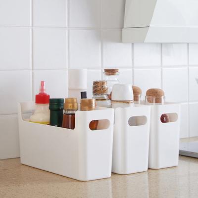 1/2/3Pcs Wall Mount Storage Rack with Handle Large Capacity Multipurpose Countertop Storage Holder