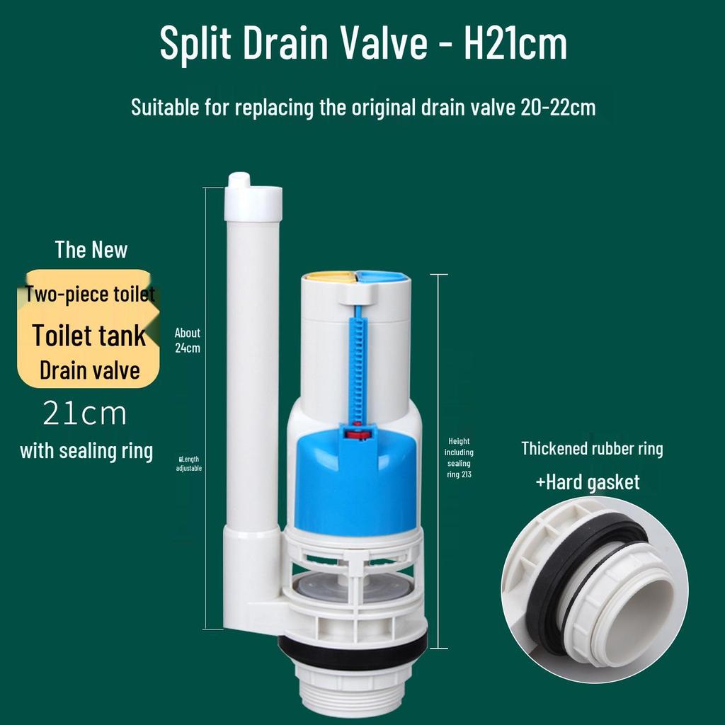 WDI Water-Saving Flush Valve Kit for Squat Toilets