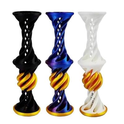 3D Printed Impossible Pyramid Passthrough Fidget Toy Double Layer Helical Tree Puzzle Stress Relief Gift for Kids Adults Decor