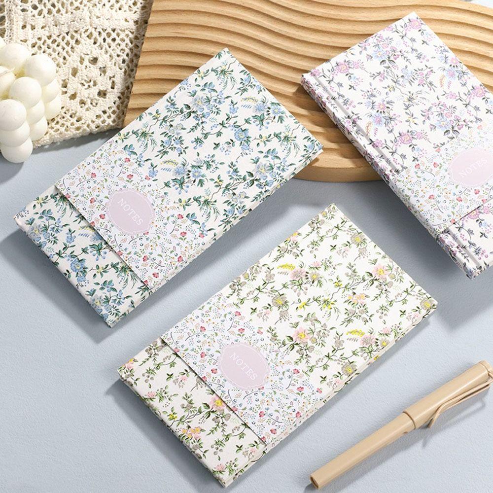 Fabric Cover A6 Cloth Notebook Compact Printed Notepad Portable Student Diary  Office