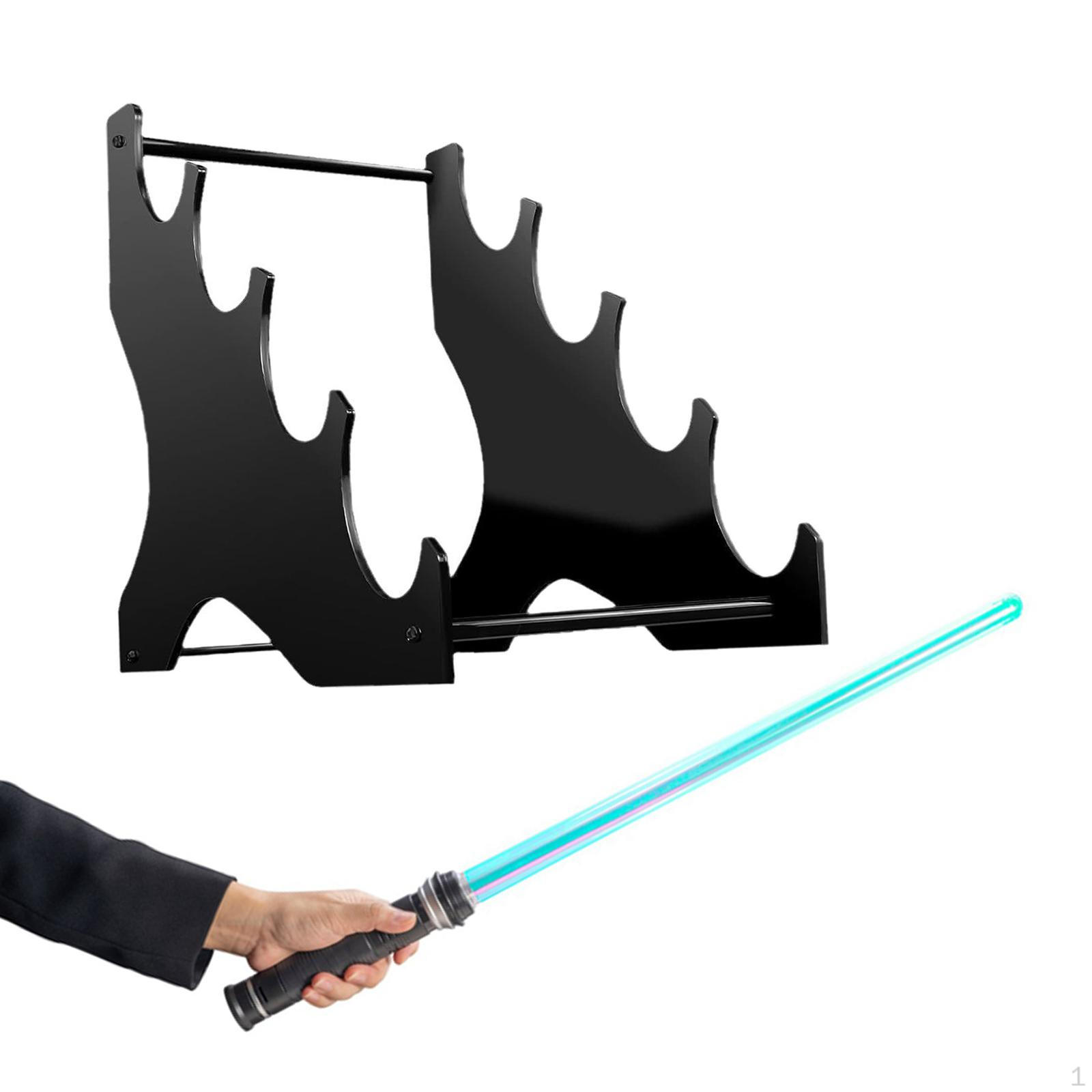 

Акрилова підставка для світлових мечів Чотириярусна підставка для мечів Органайзер для підтримки Домашня прикраса для Додзьо