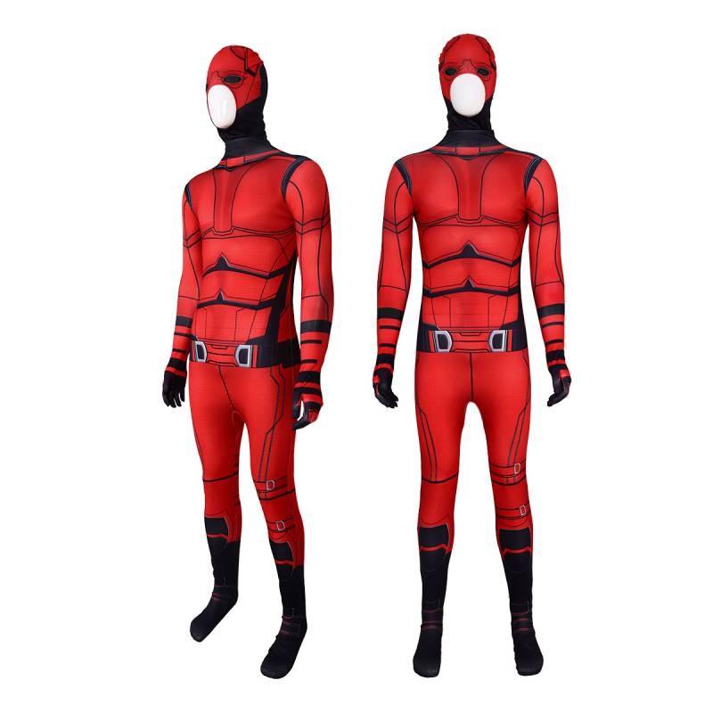 Tiger Daredevil White Cosplay Bodysuit Costume Jumpsuit Halloween Party Gift