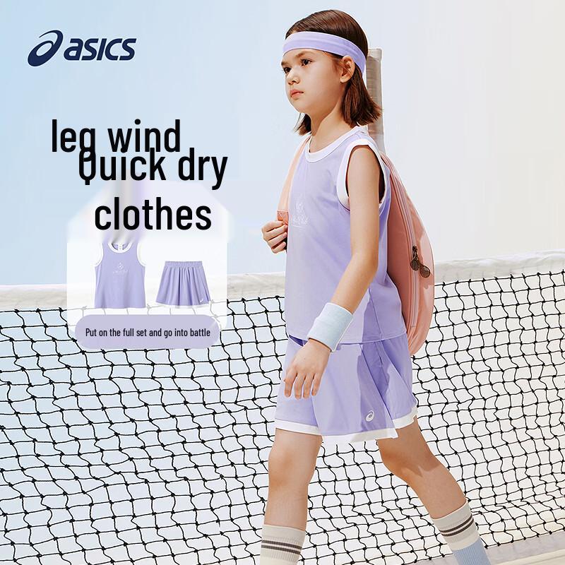 

Asics Girls Moisture-Wicking Tennis Tank Top & Skirt Set 150