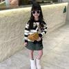 Bear Print Cute Casual Single Shoulder Crossbody Chest Bag Kids Fashion Gift
