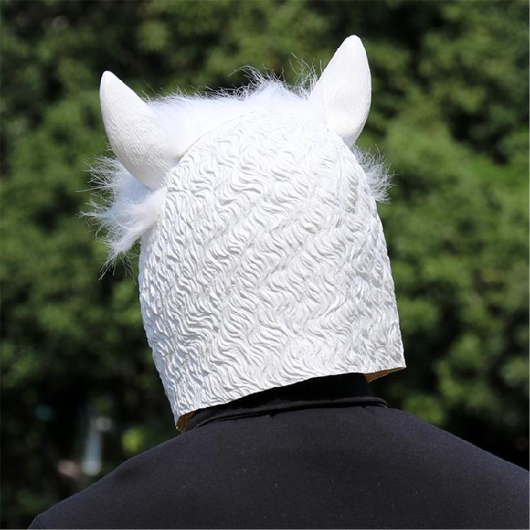 Maschera di Carnevale Pecora di Halloween Maschera Animale Cosplay a Testa Intera per Donna Uomo Travestimenti di Halloween Cosplay Carnevali