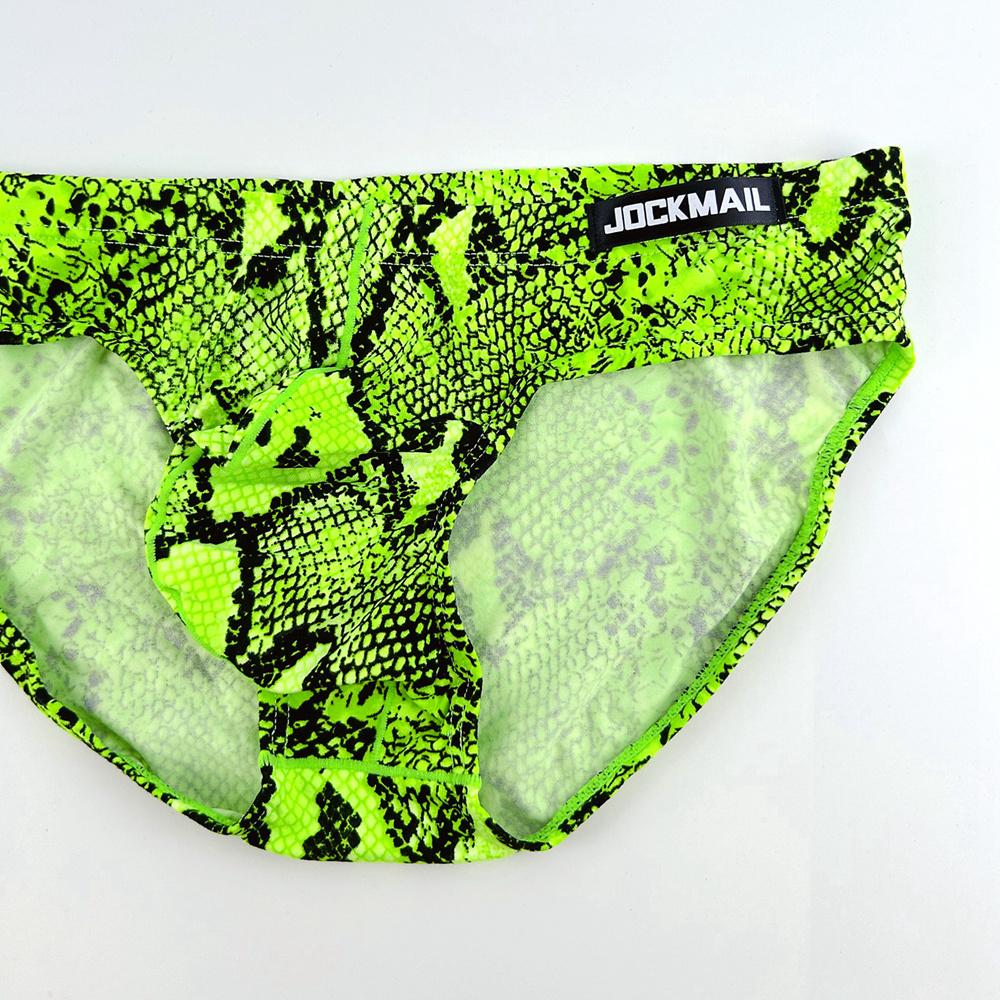 Briefs JOCKMAIL Leopard Print Sexy Low Rise Men's Underwear