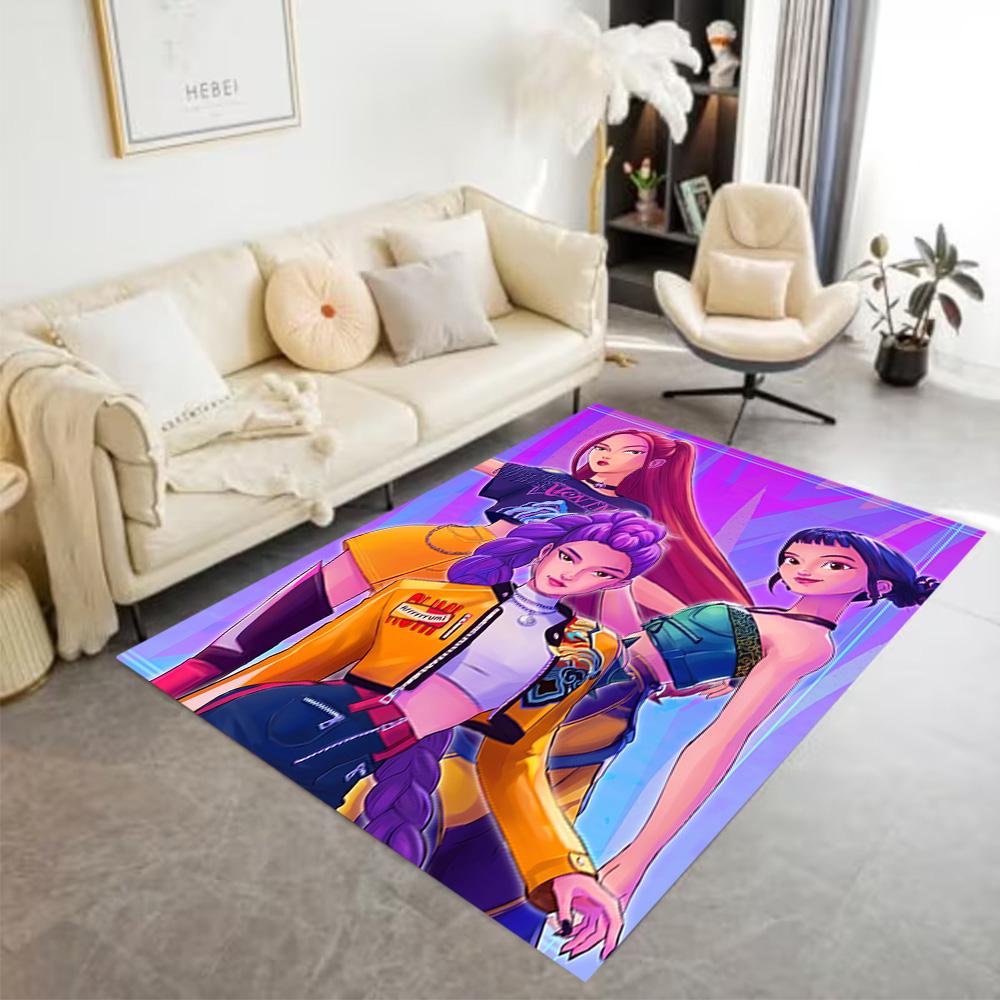 Futuristic Fashion Show Floor Rug Office Rug Design for Dormitory Bedrooms Decorate room Kitchen Anti-slip Rug Decorate Offices Gift for Festivals
