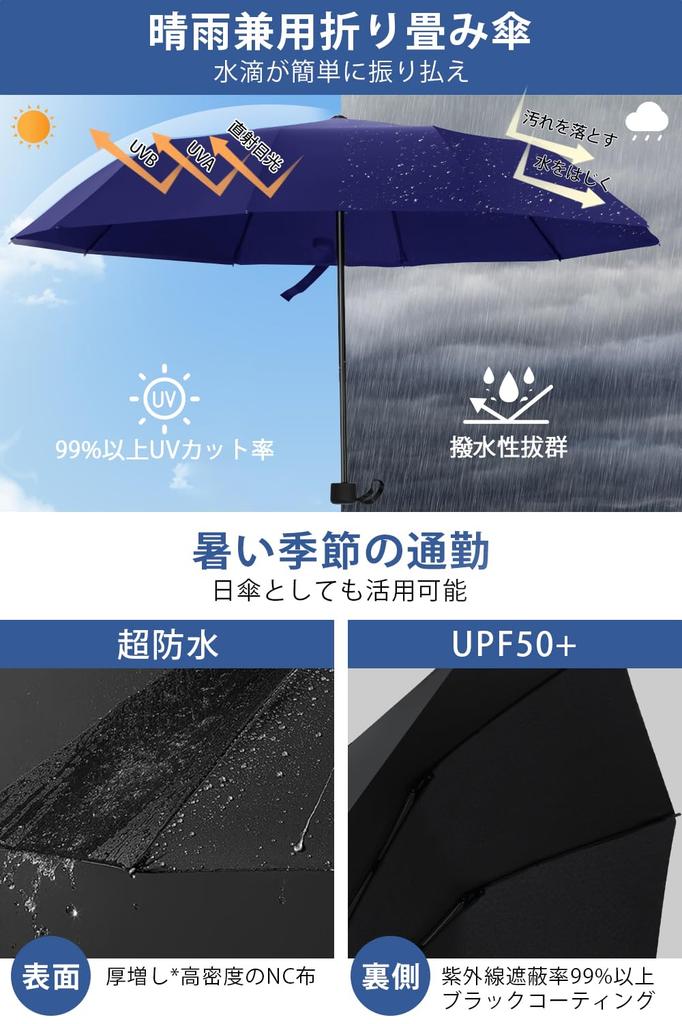 7 New Edition Durable 10 Folding Umbrella Encologi Folding Umbrella Folding Umbrella Durable Lightweight Large 260g Ultra Light Manual Folding