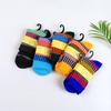 5 Pairs of Thick and Warm Rabbit Wool Socks for Women In Autumn and Winter, Fine Check and Artistic Style Cashmere Women's Socks