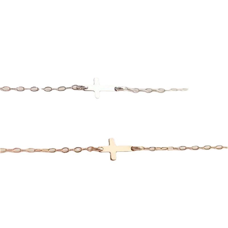 Utsökt armband med kors i europeisk och amerikansk stil: Trendig och Elegant Design