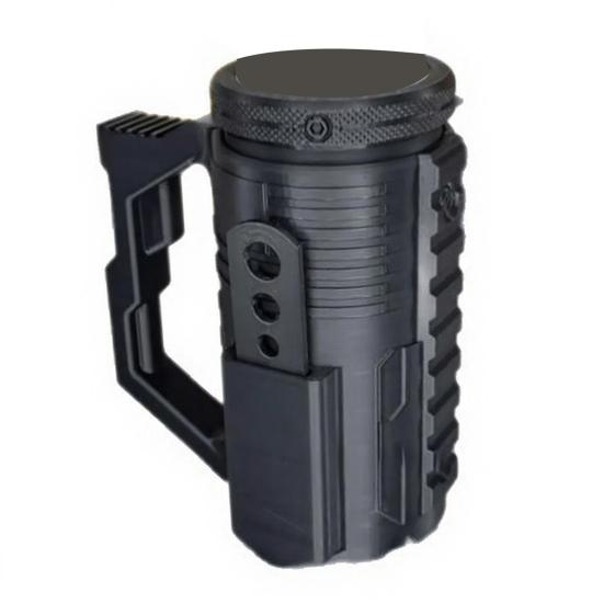 1/2Pcs Assault-Style Tactical Insulation Sleeve Portable Party Beverage Holder with Bottle Opener Beer Bottle 12oz Slim Cans Holder Men Gift