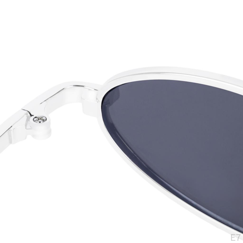 Chic Small Oval Sunglasses For Women Men Hippie Cool Metal Sun Glasses