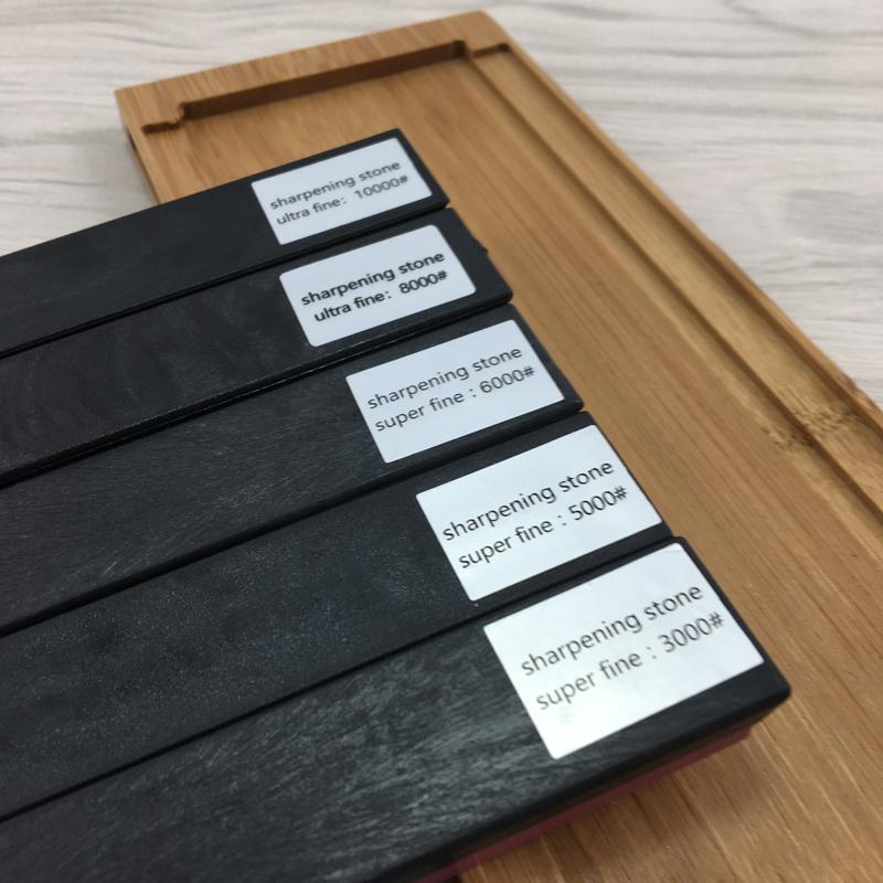 Sharpening Stone 3000 6000 10000# Natural Polishing Whetstone Knife Sharpener Fixed Knife Sharpener Water for Kitchen Tools