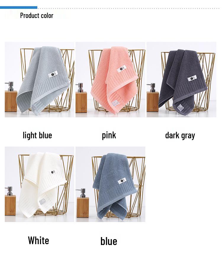 Soft Cotton Face Towel Set - Absorbent & Lint-Free