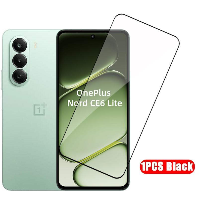 4-1Pcs Glass For Oneplus Nord CE 6 Lite Full Cover Tempered Glass Oneplus Nord CE 6 Lite Screen Protector Protective Phone Film